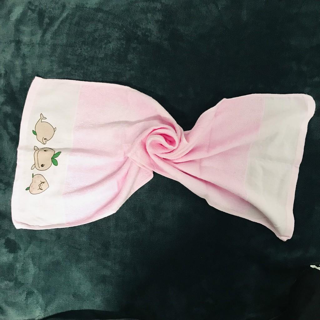 Khăn Mặt Quấn Đầu 34x85cm Mềm Thắm Hút Tốt-Màu Ngẫu Nhiên