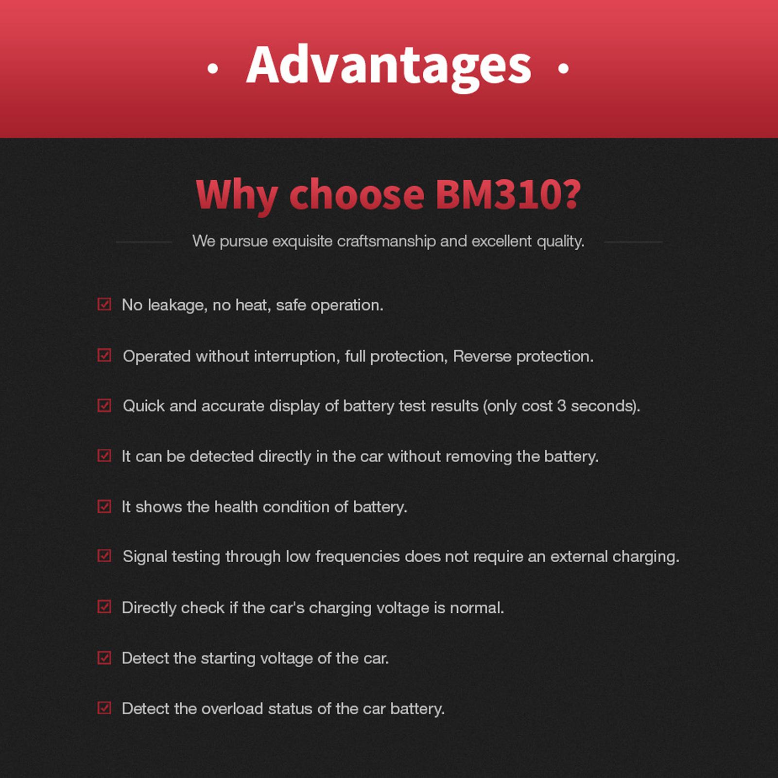 LED Lights Display12 V Vehicle Motorcycle Battery Tester Auto Car Battery Test Reverse Protect Function