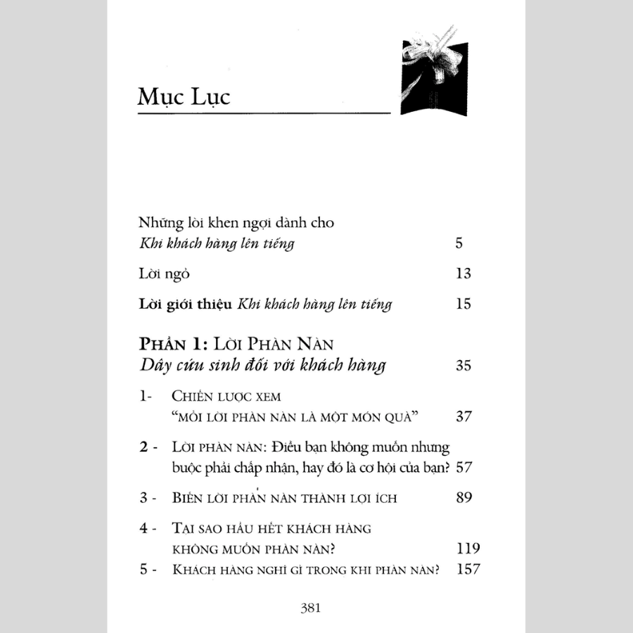 Khi Khách Hàng Lên Tiếng