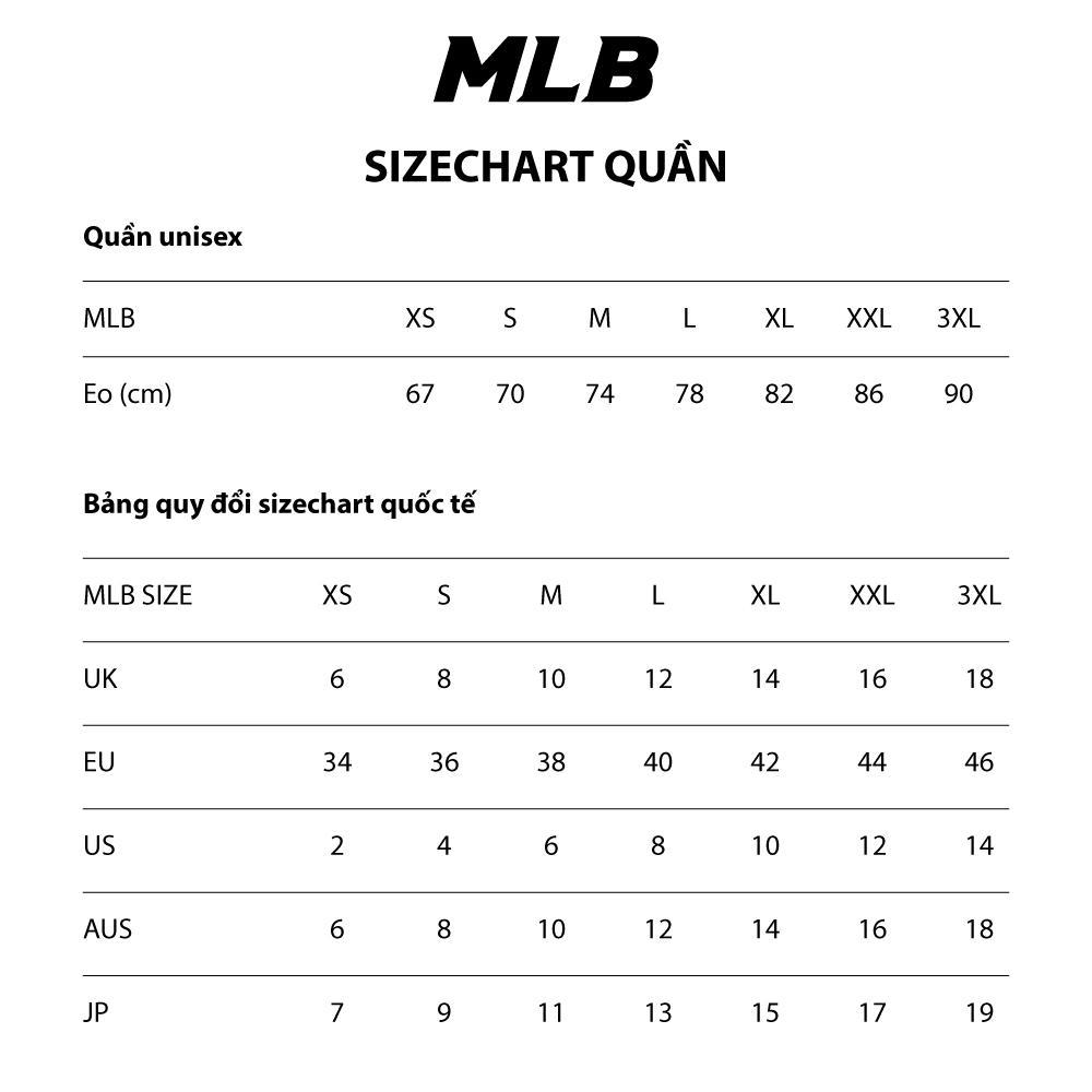 MLB - Quần shorts jeans nam Cube Monogram 3LDPM0433