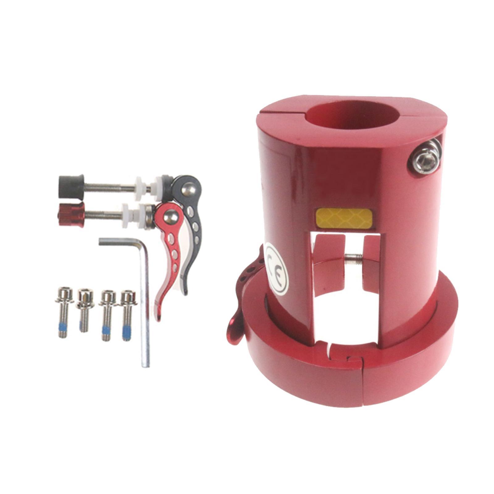 Folding Clamp Durable for Electric Scooter Electric Scooter Accessories Red