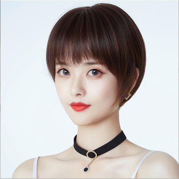 Tóc giả nữ nguyên đầu ngắn trẻ trung cá tính - TG65