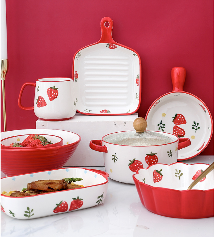 Set dâu tây 8 món đỏ rực rỡ cho giáng sinh ấm áp