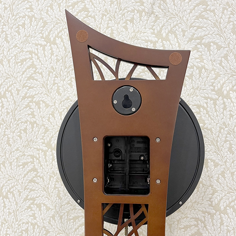 Đồng hồ treo tường Nhật Bản Rhythm CMP540NR06, Kt 20.3 x 59.0 x 7.1cm, 775g Vỏ gỗ, Dùng Pin