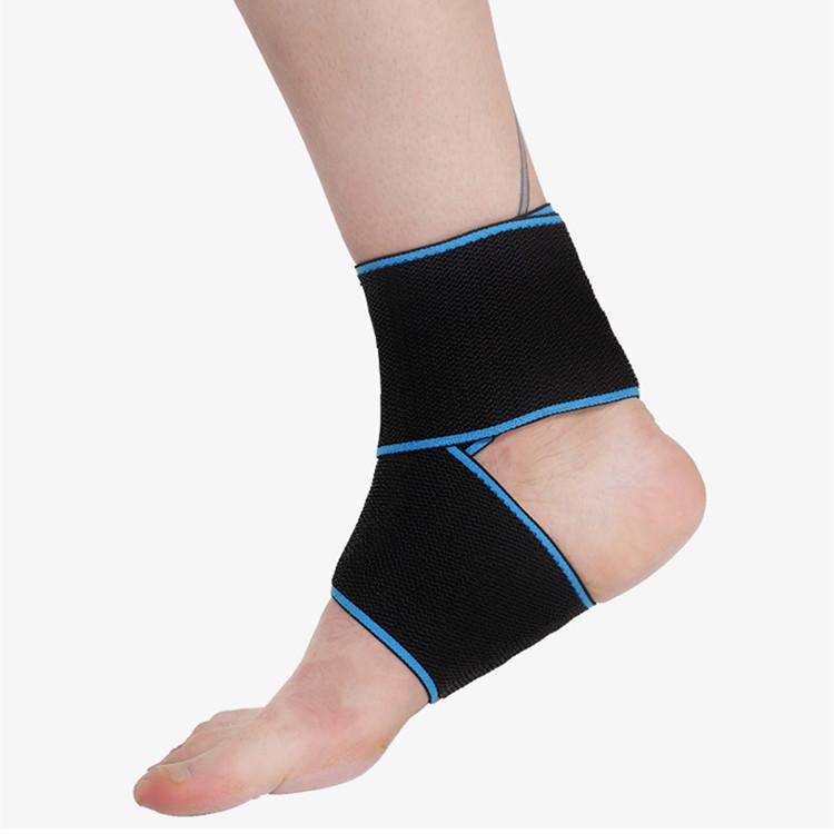 Hỗ trợ mắt cá chân, nẹp mắt cá chân có thể điều chỉnh, vật liệu nylon thoáng khí siêu co giãn và thoải mái (màu xanh +cam)