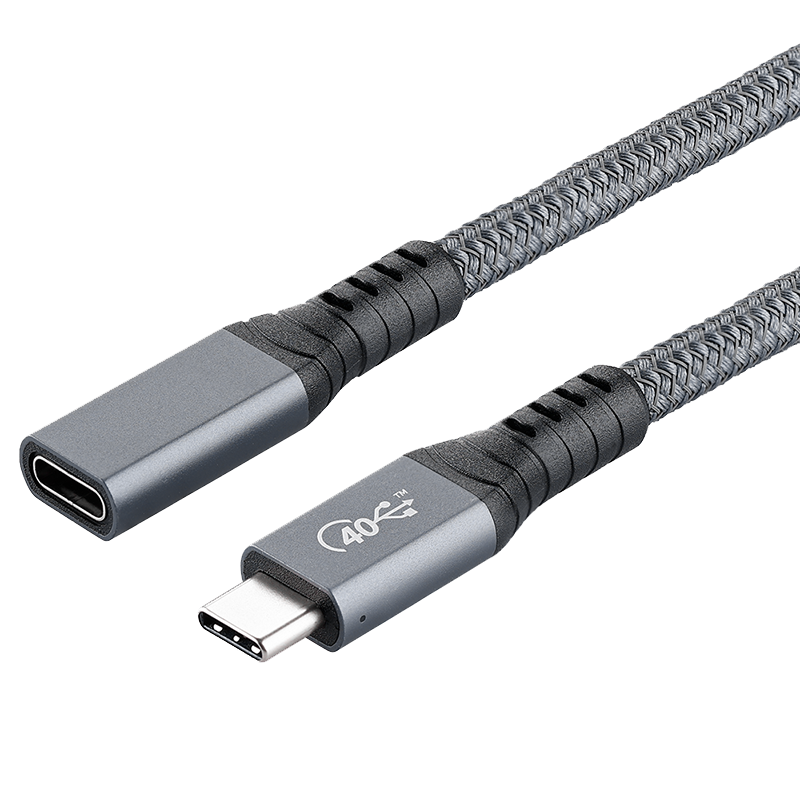 Ult-Unite Thunderbolt 4 USB C mở rộng Cáp USB4 mở rộng cáp dữ liệu 40Gbps 8K@60Hz PD 5A/100W Type-C Data cho MacBook Pro Color: USB4 Mext