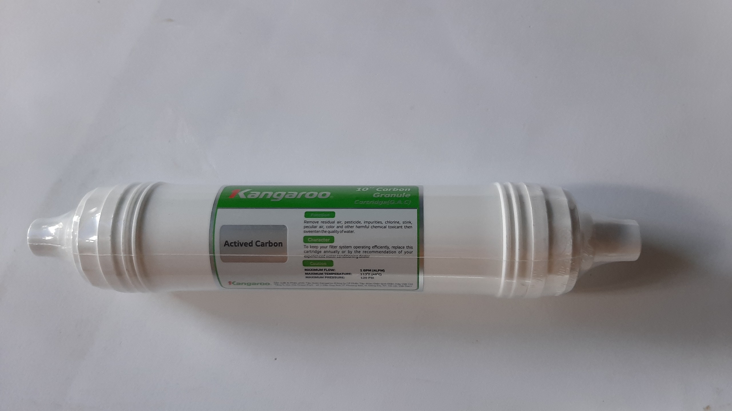 LÕI LỌC ĐÚC SỐ 2 LÕI GAC DÙNG CHO MÁY LỌC NÓNG LẠNH KANGAROO 100HK,10A4,61A3 ...