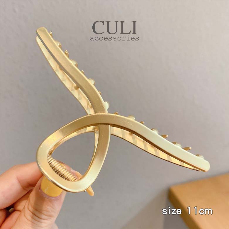 Kẹp Tóc Hàn Quốc, Kẹp Gấp Búi Tóc Kim Loại Thời Trang Sang Trọng Cho Nữ - Culi accessories