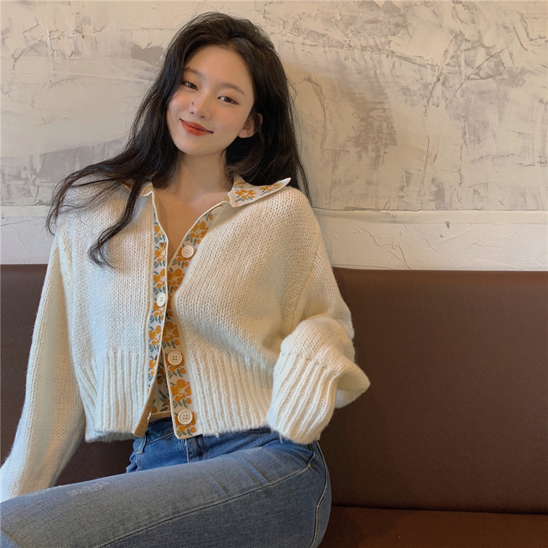 Set cardigan len thời trang thu đông nữ