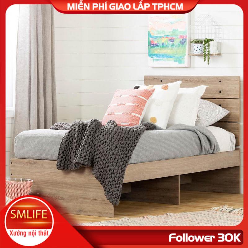 Giường ngủ bằng gỗ cho bé phong cách hiện đại SMLIFE Scarlett