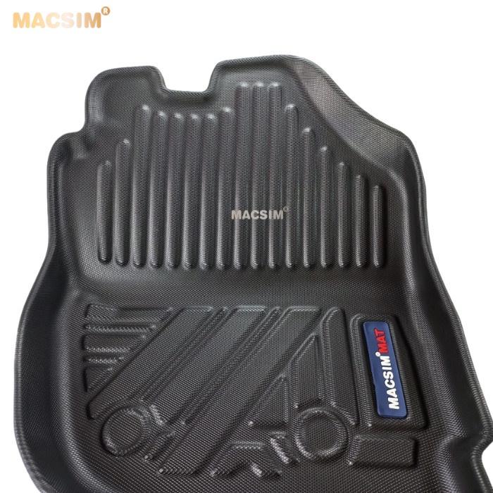 Thảm lót sàn xe ô tô Honda HRV 2018-2022 qd Nhãn hiệu Macsim chất liệu nhựa TPV cao cấp