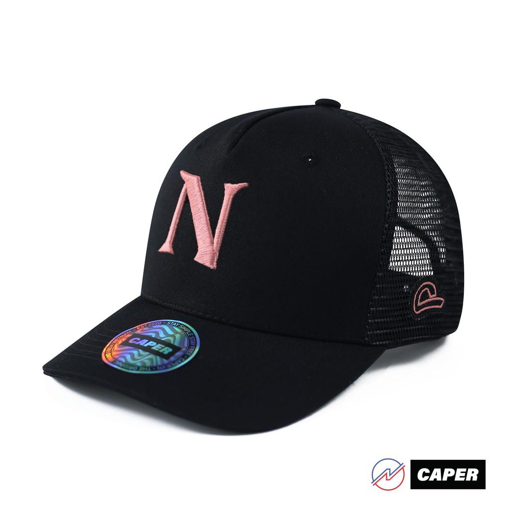 Mũ nón  Cap Caper đen N logo nhiều màu size M-L
