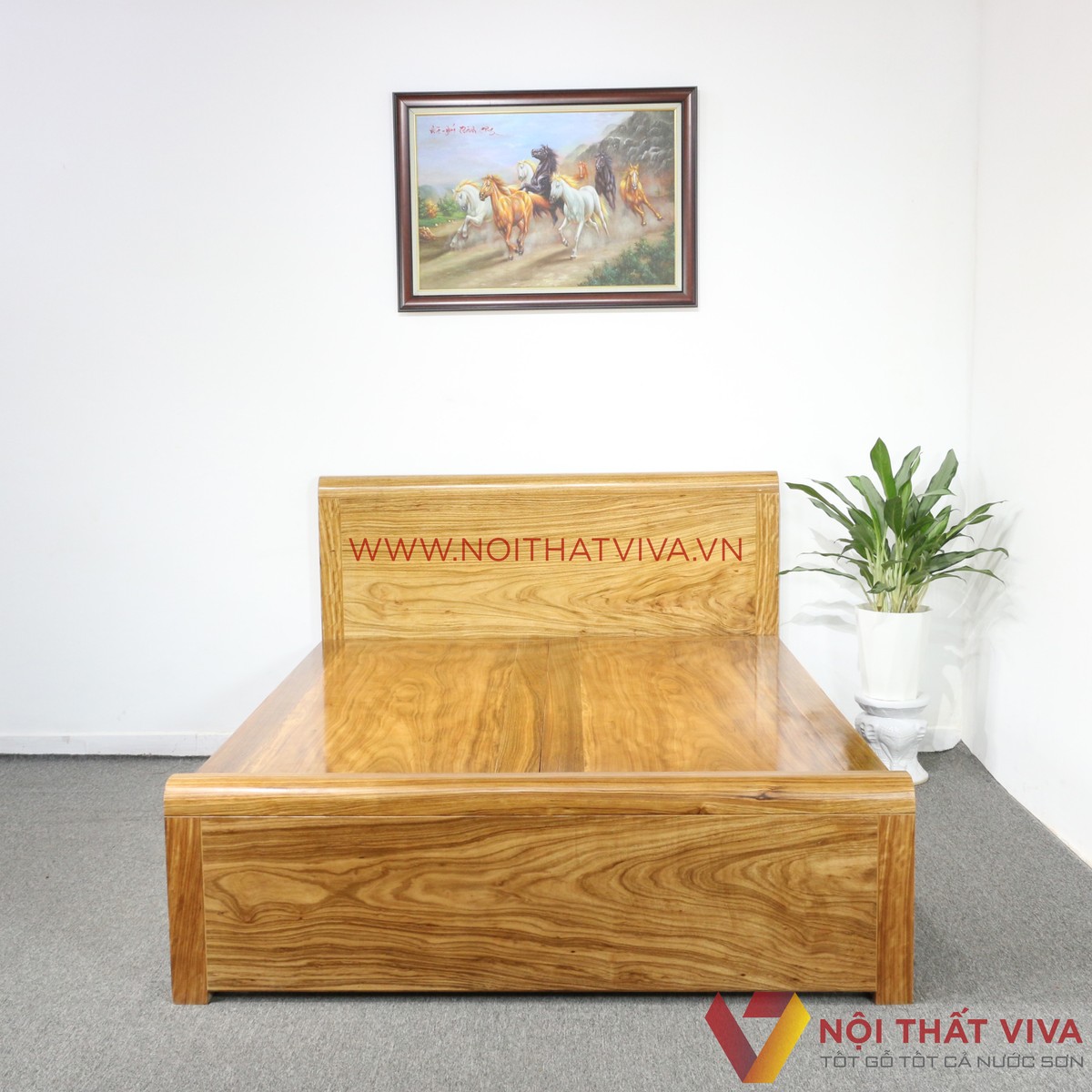 Giường Ngủ Gỗ Hương Xám 1M6X2M Đẹp Giá Rẻ