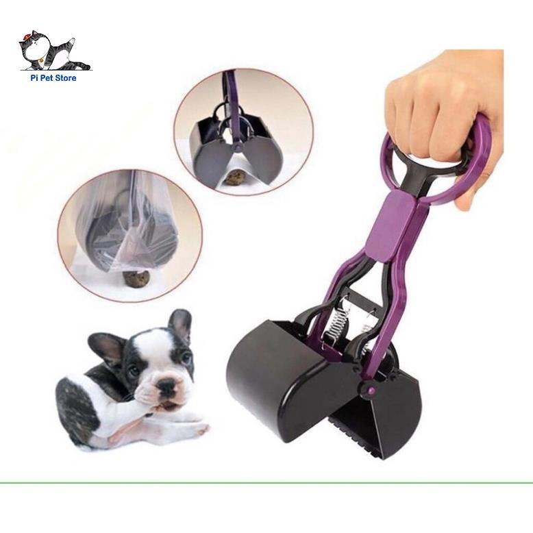 Xẻng gắp phân chó mèo có tay cầm tiện lợi