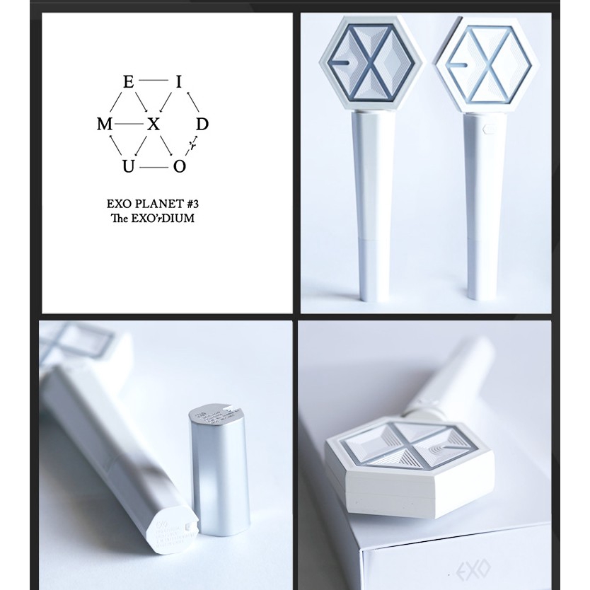 Gậy phát sáng hình nhóm nhạc KPOP EXO Lightstick Ver 2 unoff