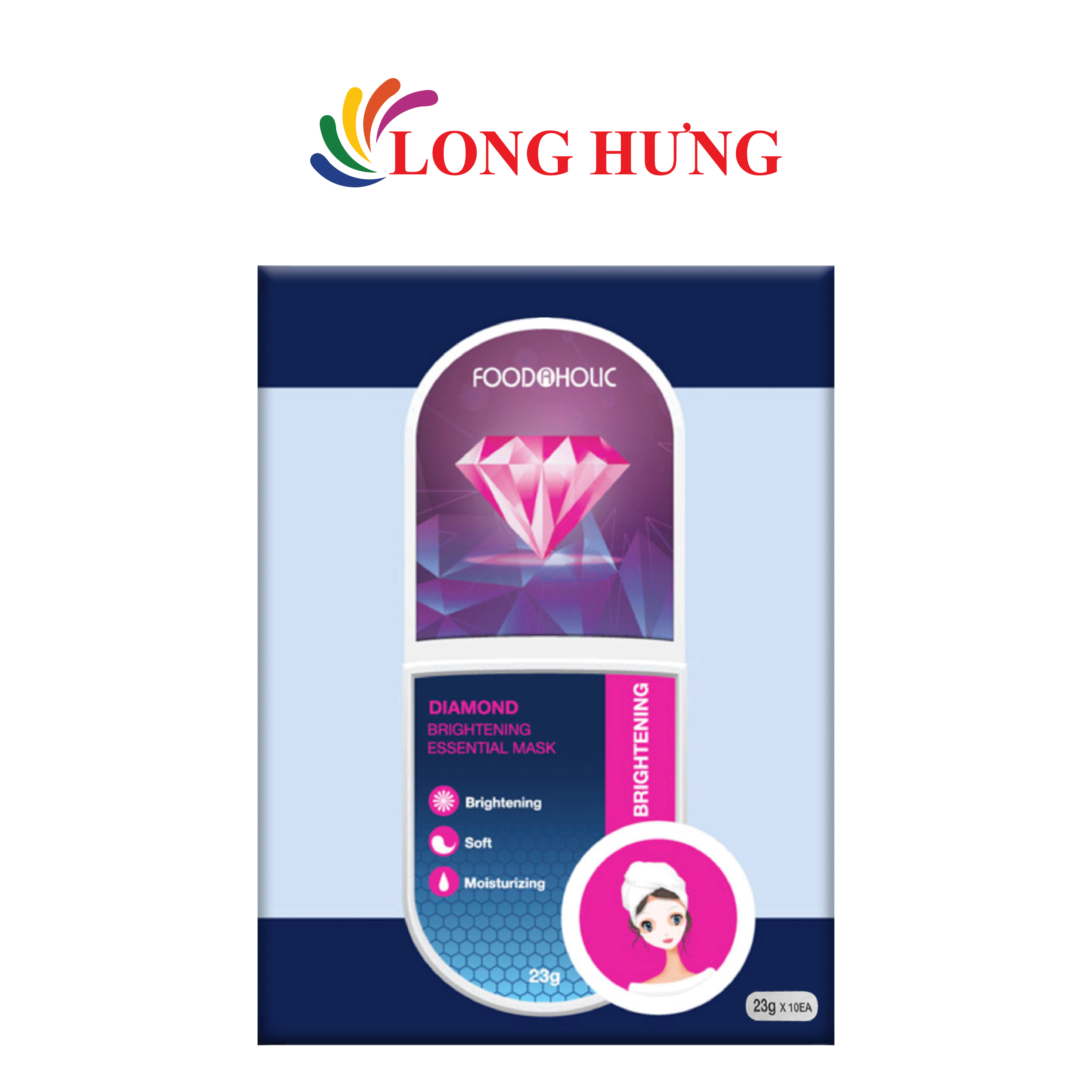 Mặt nạ giấy dưỡng da Foodaholic Essential Mask (10 miếng) - Hàng chính hãng