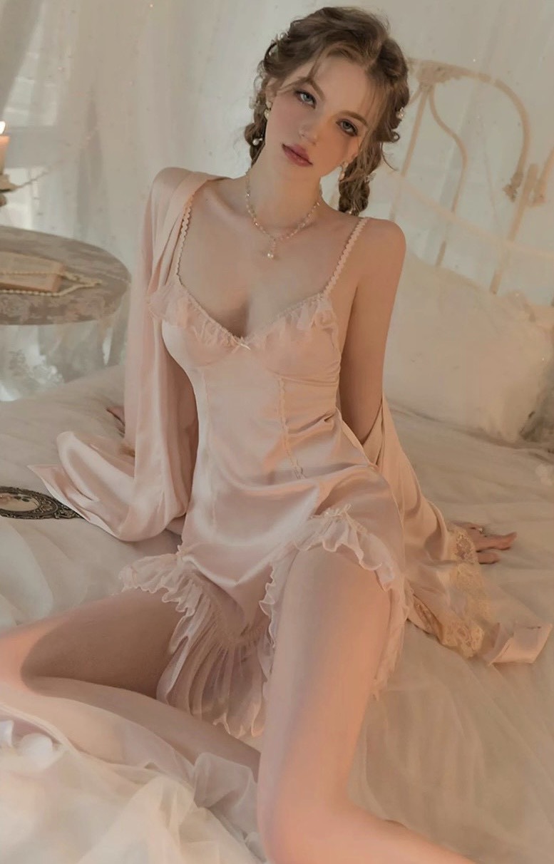 Váy Ngủ Quyến Rũ Hai Dây (Không kèm áo choàng) - B.Lingerie