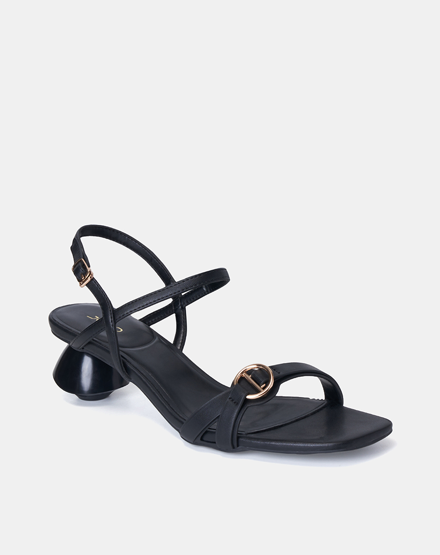 Giày Sandal Nữ 5cm Thời Trang Juno Quai Ngang Trang Trí Khóa SD05093