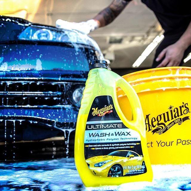 [Mẫu dùng thử]Meguiar's Xà phòng rửa xe có chất tạo bóng dòng Ultimate - Ultimate Wash & Wax, G17748T