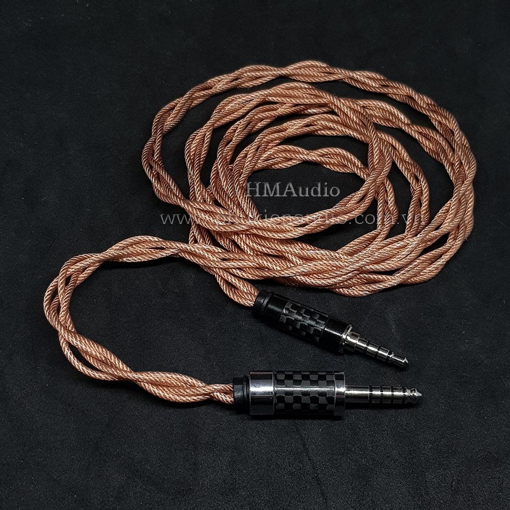 Dây tai nghe đồng OFC 1.8mm tết 4 - Connector for Headphone DT240 Pro