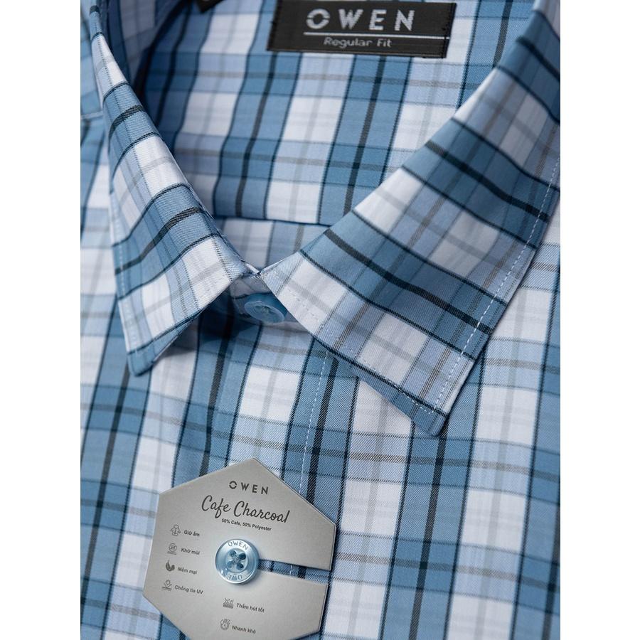 Áo Sơ mi Owen nam dài tay dáng Regular mềm mịn mát Mã AR220870DT