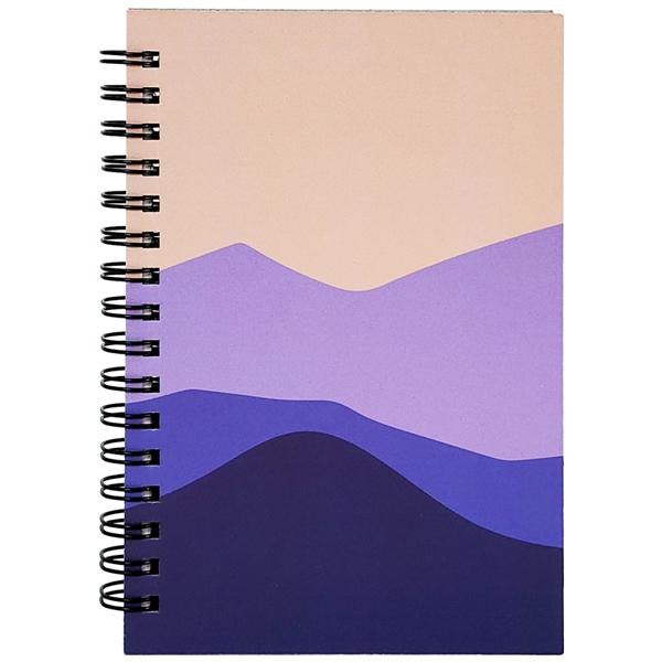 Sổ Lò Xo Giấy Trơn - 160 Trang 10 x 15 cm 80gsm - Nature On Sunset - The Sun 02