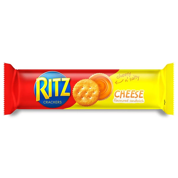 Bánh Ritz Crackers Cheese Sandwich kẹp Phomai cây 118gr