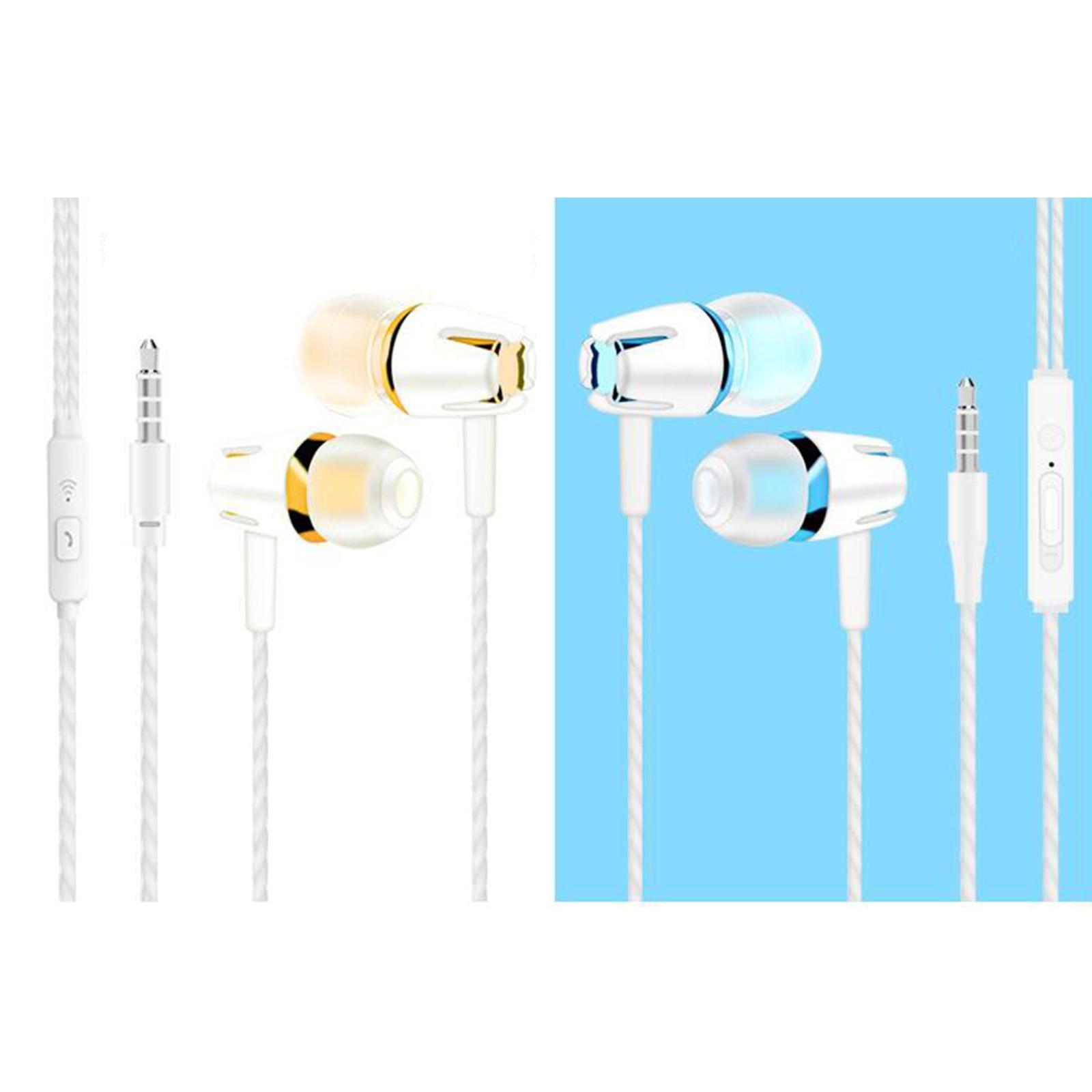 3.5mm Wired Headphones Headset In-Ear Earphone