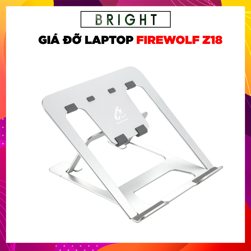 Giá Đỡ Laptop, Máy Tính Bảng FIREWOLF Hợp Kim Nhôm Nguyên Khối - Hàng Chính Hãng