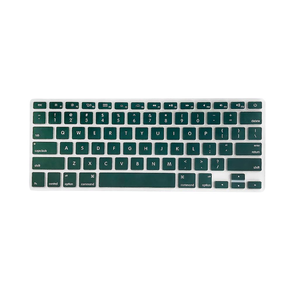 TPU Keyboard Cover Dustproof Keyboard Protective Film Compatible with Apple MacBook Air 13.3 inch A1466/A1369 Dark Blue