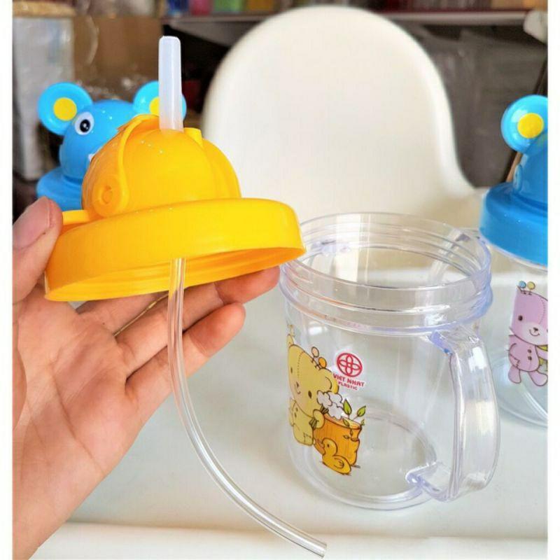 Bình tập uống, bình hút cho bé nhựa Việt Nhật an toàn