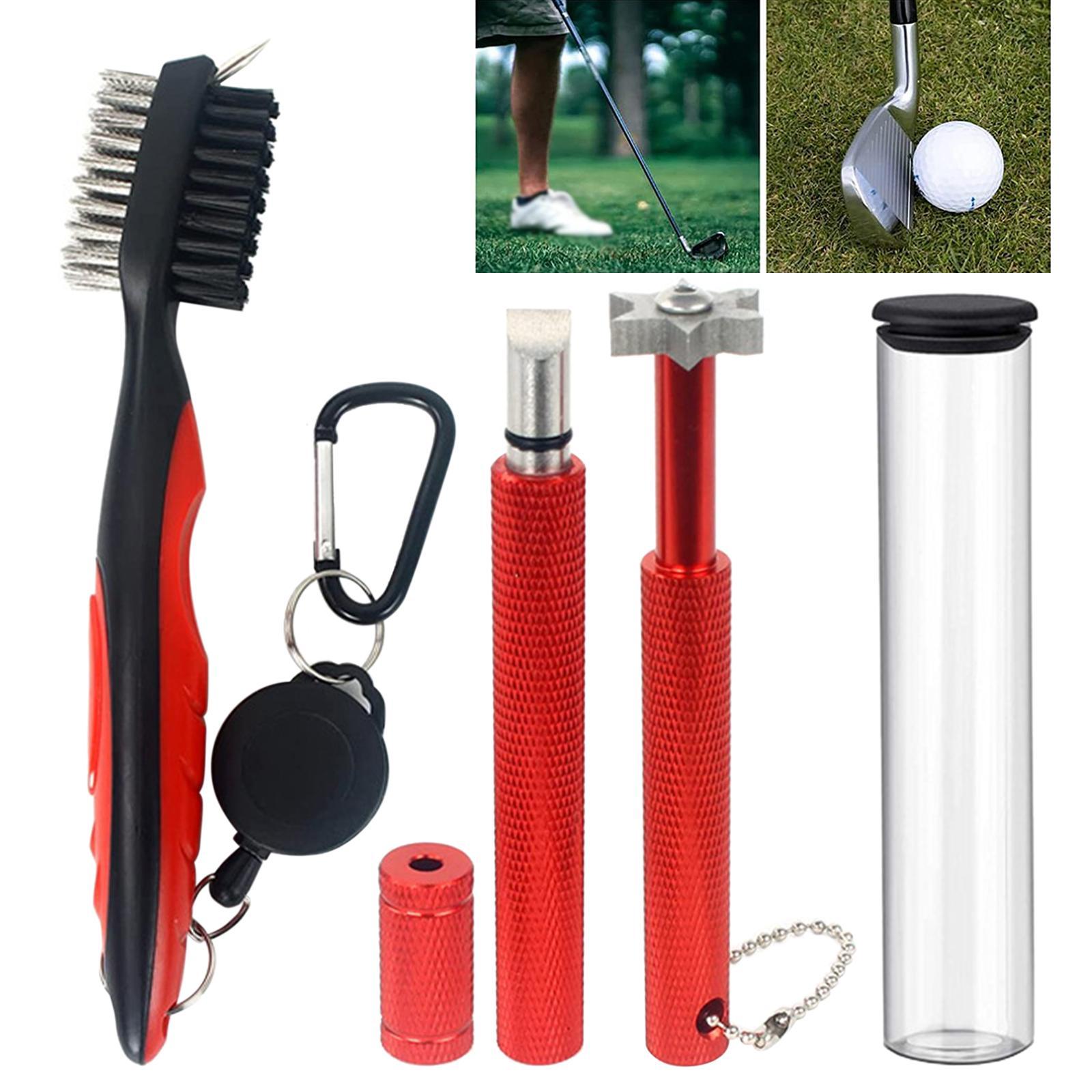Golf Club Cleaner Groove Sharpener Golf Club Brush Golf Club Cleaning Kit for Golfers