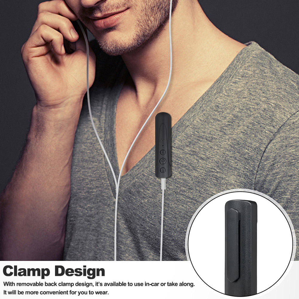 Bộ thu âm thanh 5PCS RPF-08 Bluetooth 4.1 không dây Bộ điều hợp hộp nhạc Rảnh tay trên ô tô có micrô AUX Out