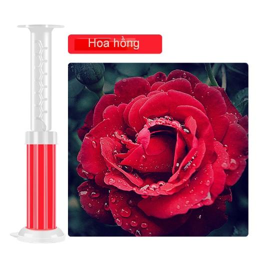 Gel khử mùi bồn cầu hương thơm hoa, thơm ngát mùi hoa, 1 cây bơm 14 hoa