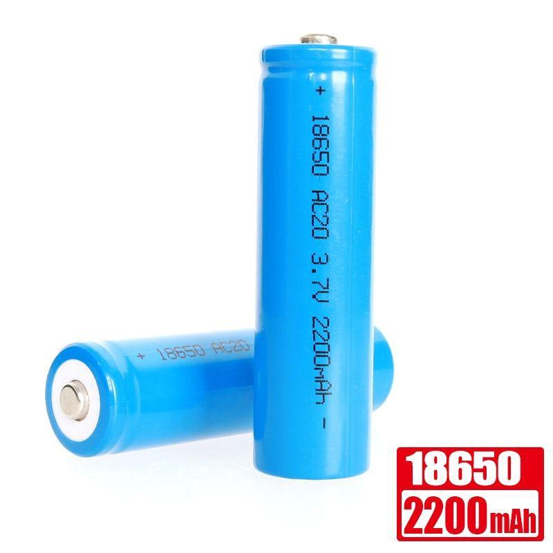 Pin sạc 3.7V 18650 2200mAh cho sạc dự phòng, đèn pin, đồ chơi