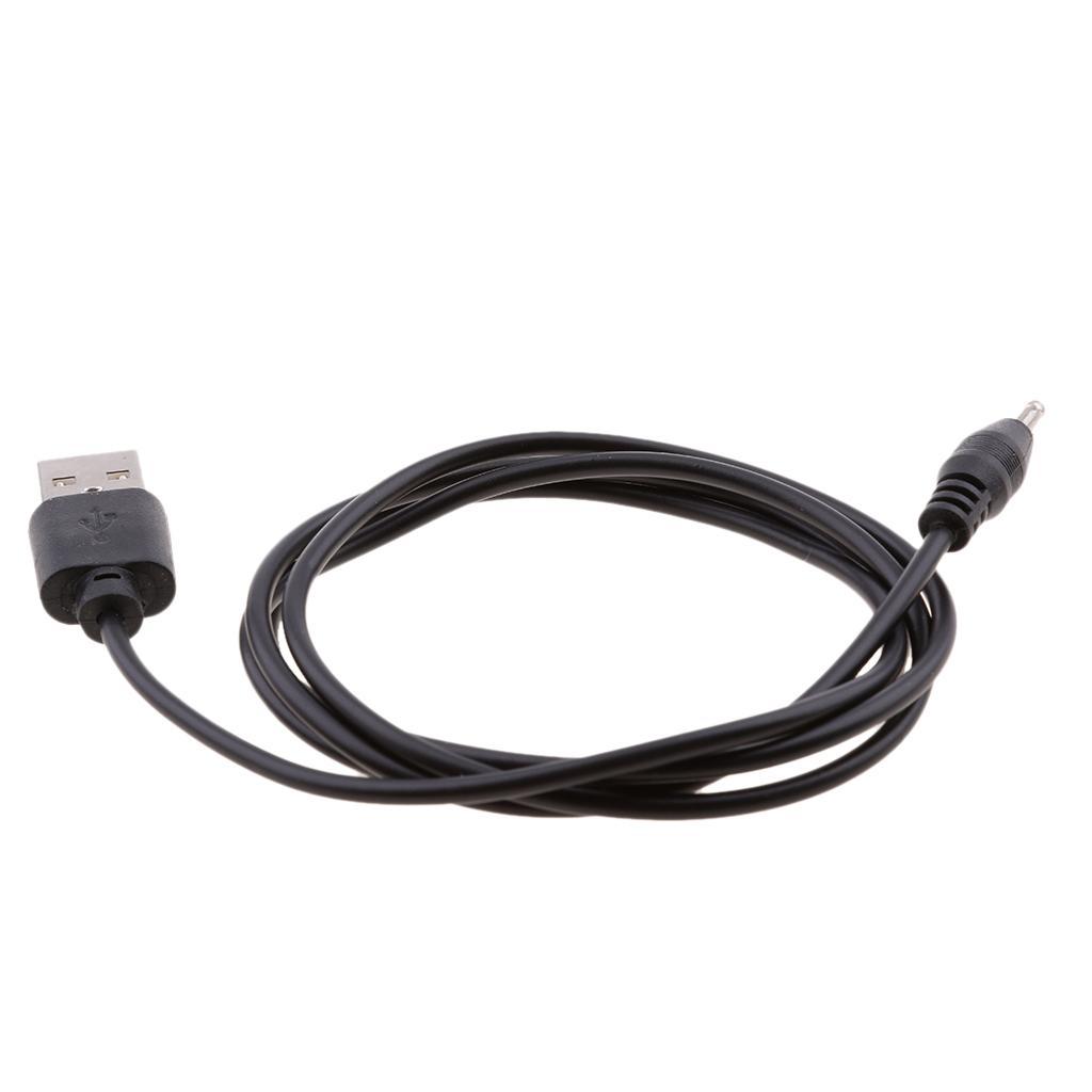 USB to 2.5 mm/0.7mm 5 V DC Barrel Power Cable DC Extension Cable 1m