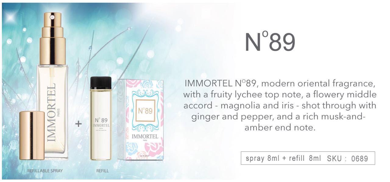 Nước Hoa Nữ Immortel No89 8ml + 12