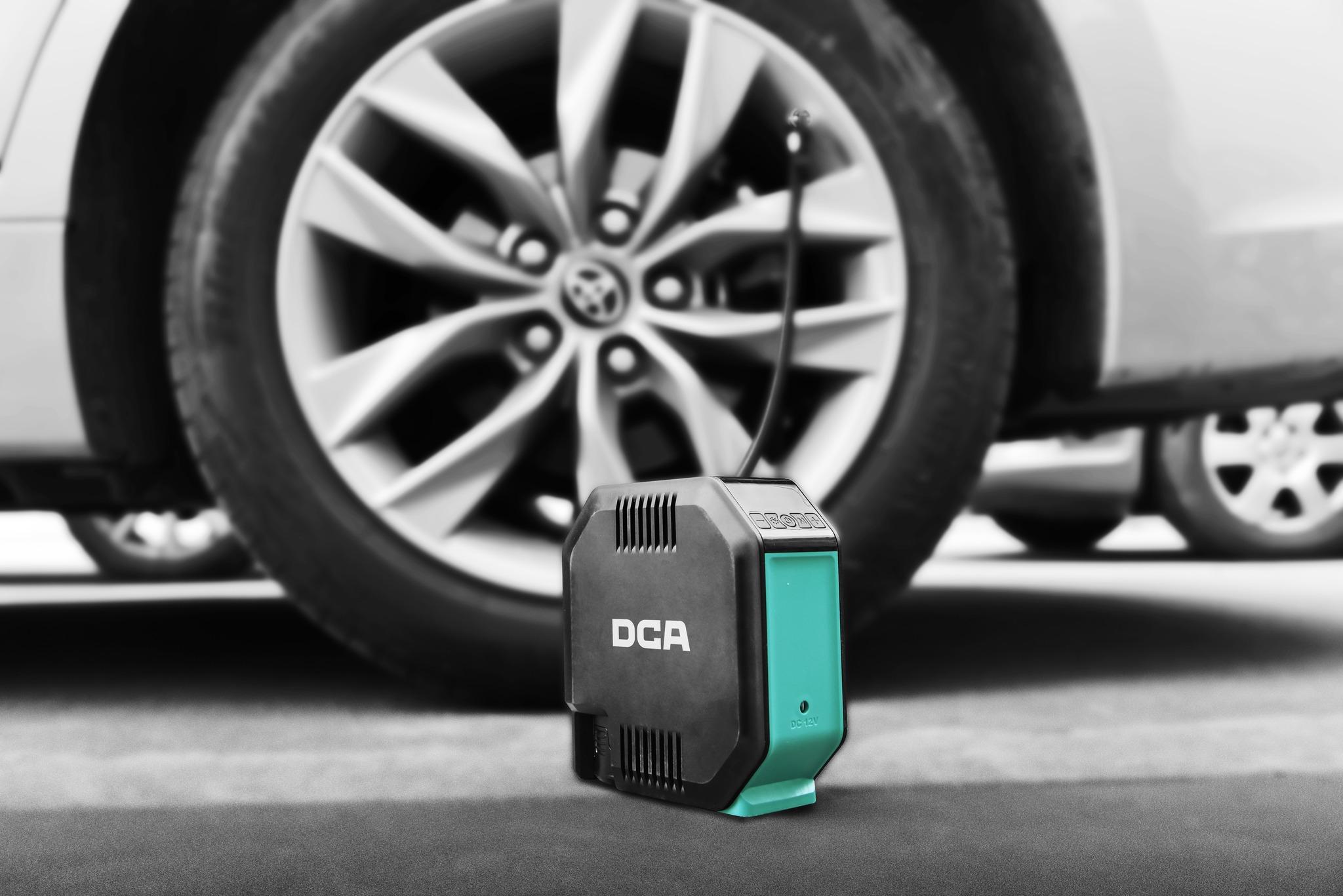 MÁY BƠM HƠI DÙNG PIN 12V/2.0AH DCA ADQE120DK - HÀNG CHÍNH HÃNG