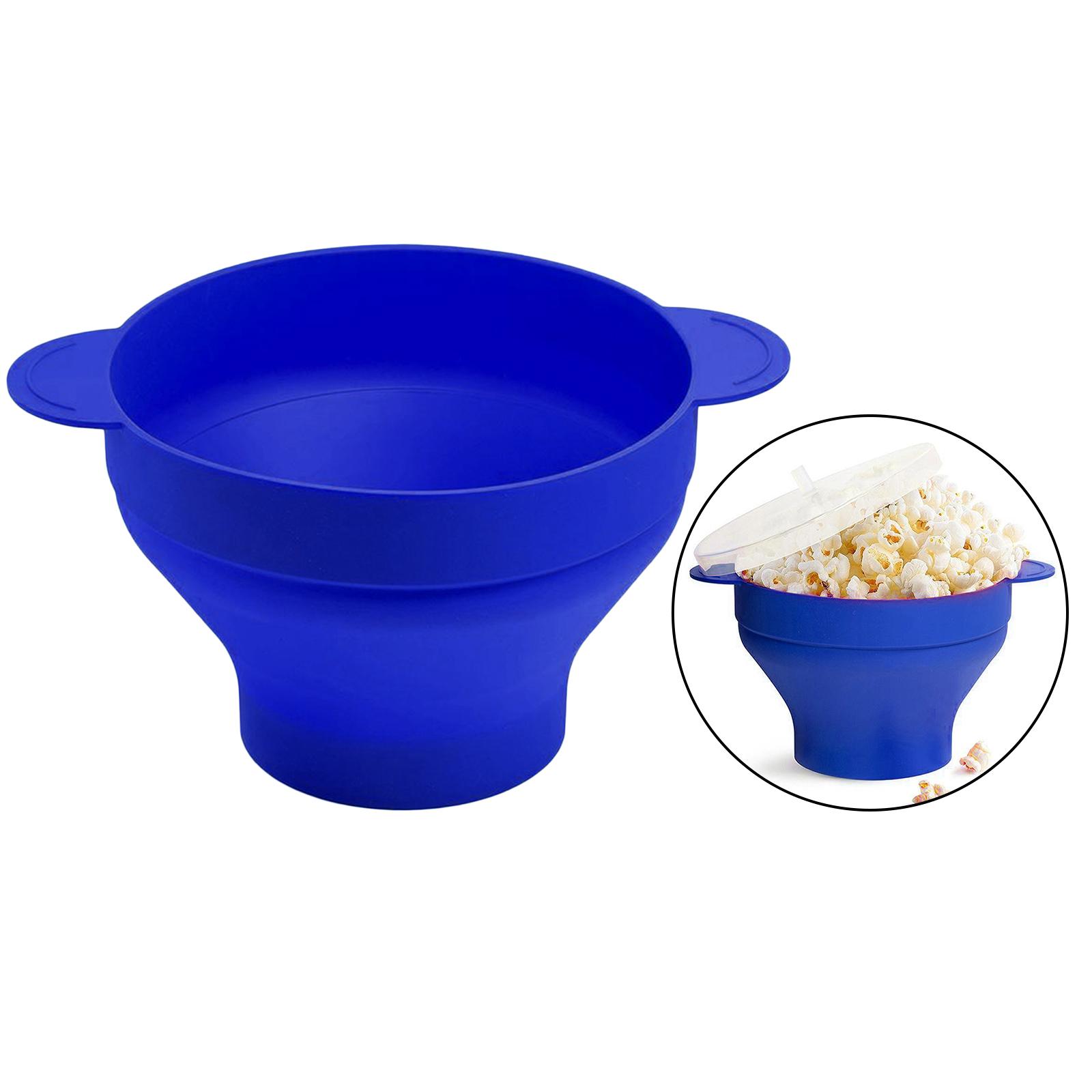 Microwave Popcorn Maker Pop Corn Collapsible Silicone Bowl Container