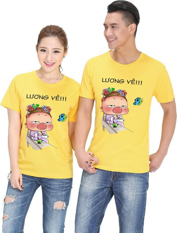 Bộ Áo Thun Nam Nữ AH35