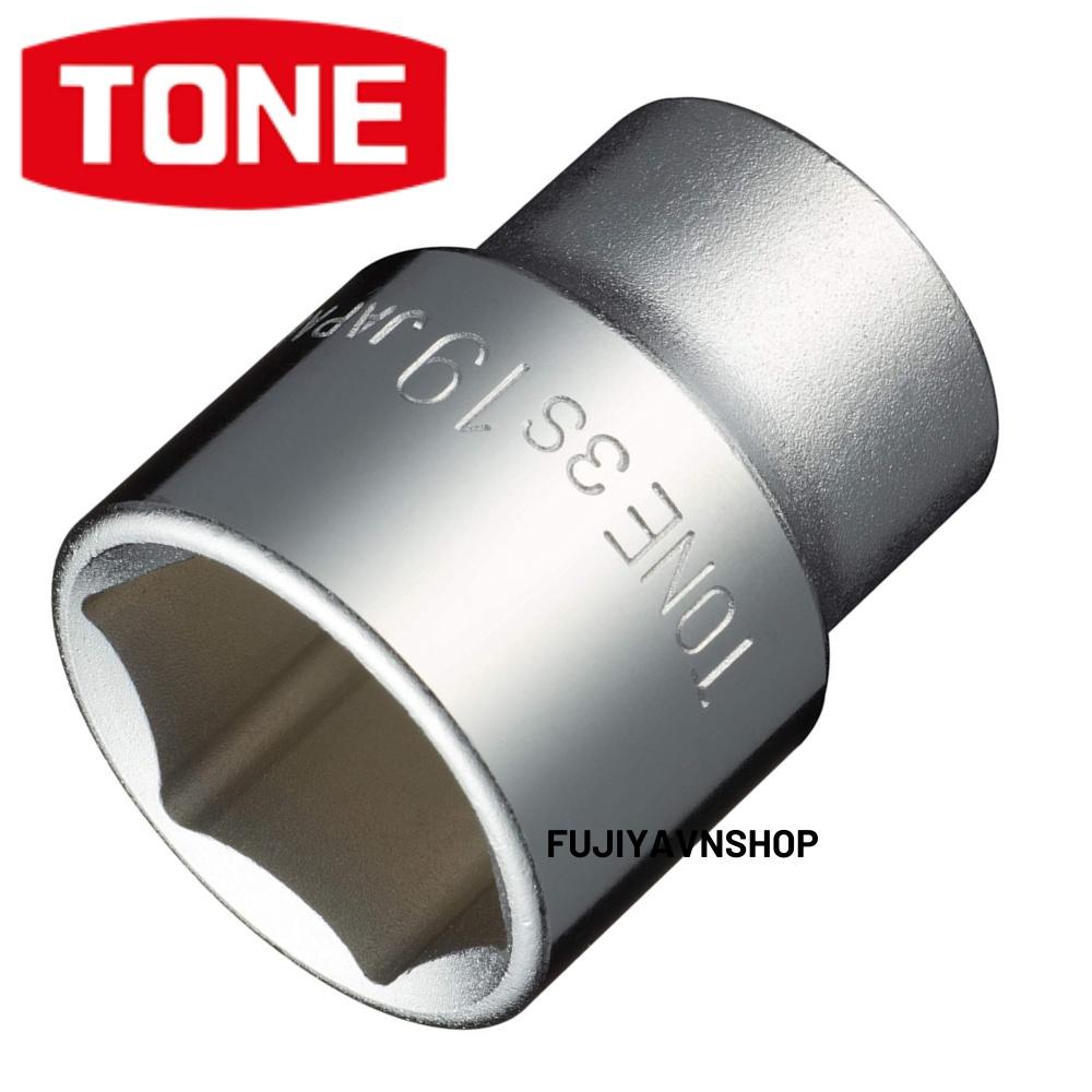 Đầu tuýp 6 cạnh ngắn Tone HP3S-19 ra đầu lục giác 19mm