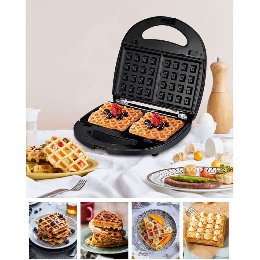 Máy nướng bánh mì, máy kẹp bánh mì sandwich đa ngăng SOKANY công suất 800W -HÀNG CHÍNH HÃNG- DELIYA