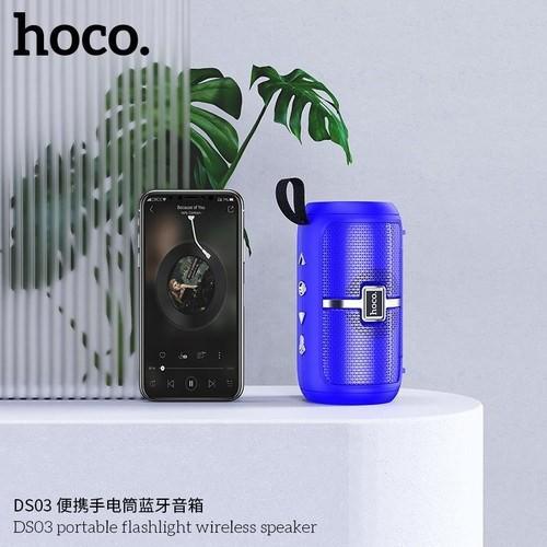 Loa Bluetooth Thể Thao Hoco DS03 Bản Nâng Cấp Mới Tích Hợp Đèn Pin - Hàng Chính Hãng