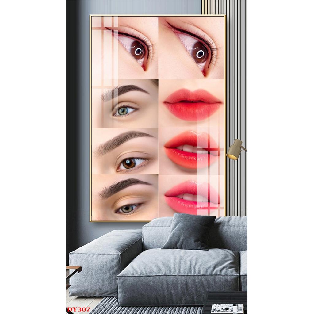 Tranh Tráng Gương Chủ Đề Thẩm Mỹ, Spa Hiện Đại TM02