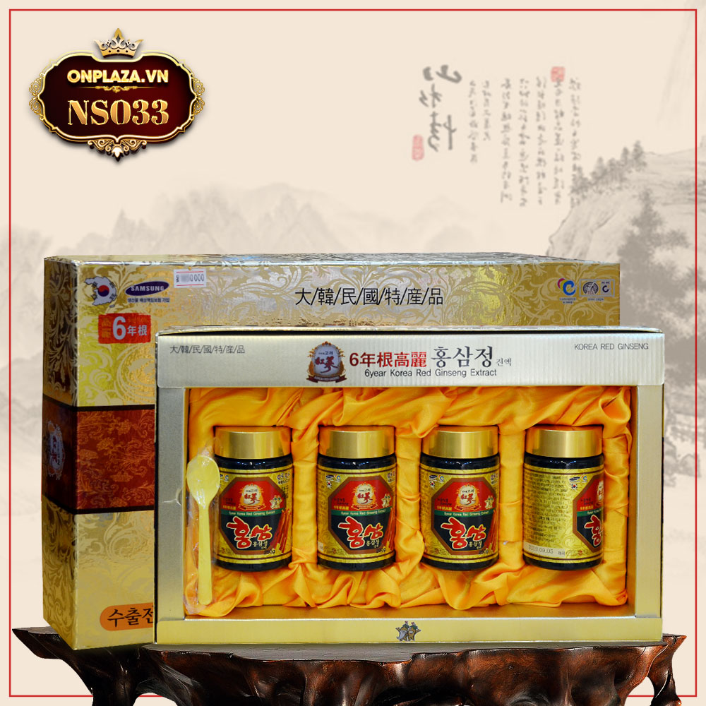 Cao hồng sâm Hanil Hàn Quốc hộp 4 lọ