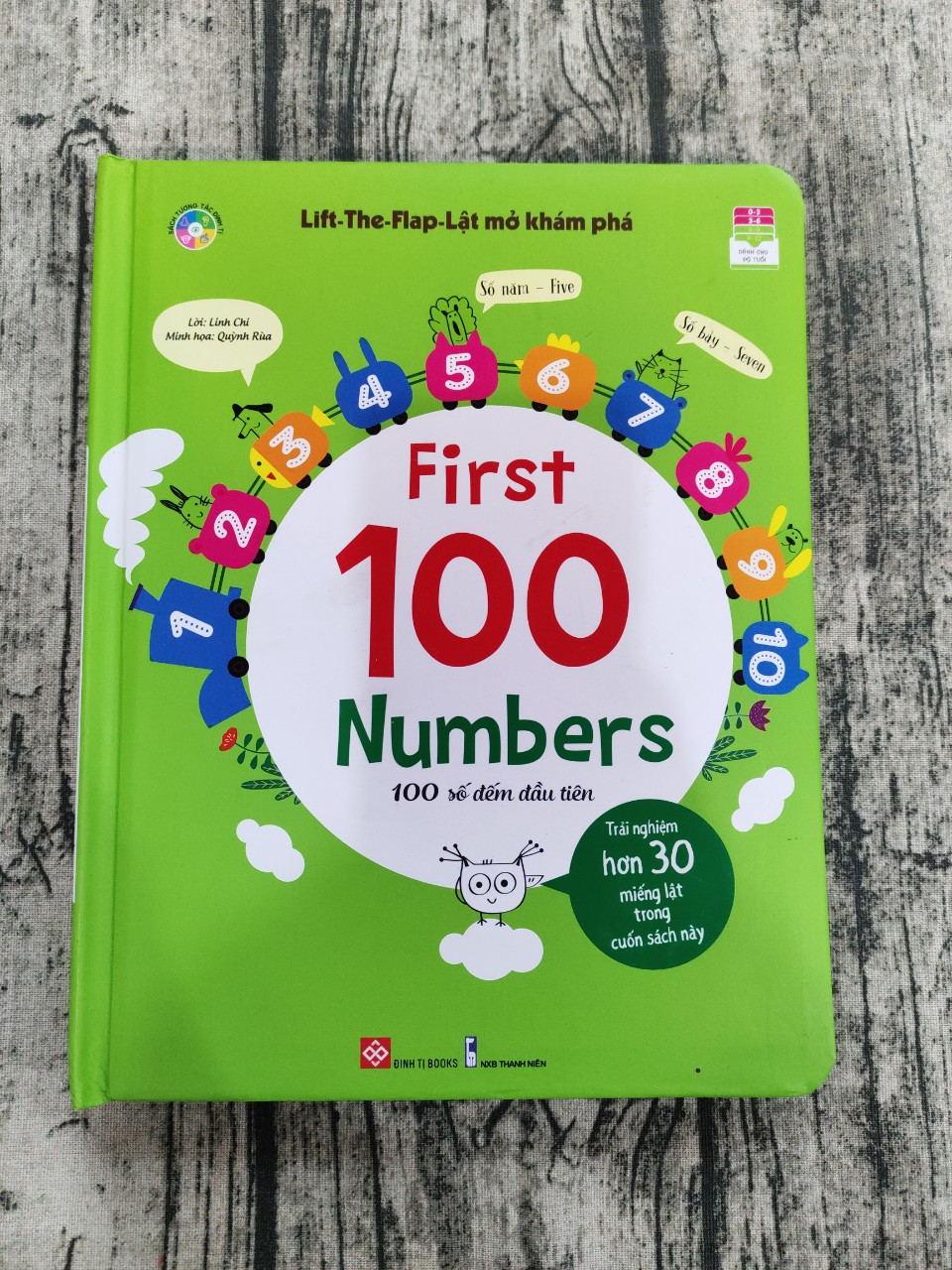 Lift-The-Flap-Lật Mở Khám Phá - First 100 Numbers - 100 Số Đếm Đầu Tiên