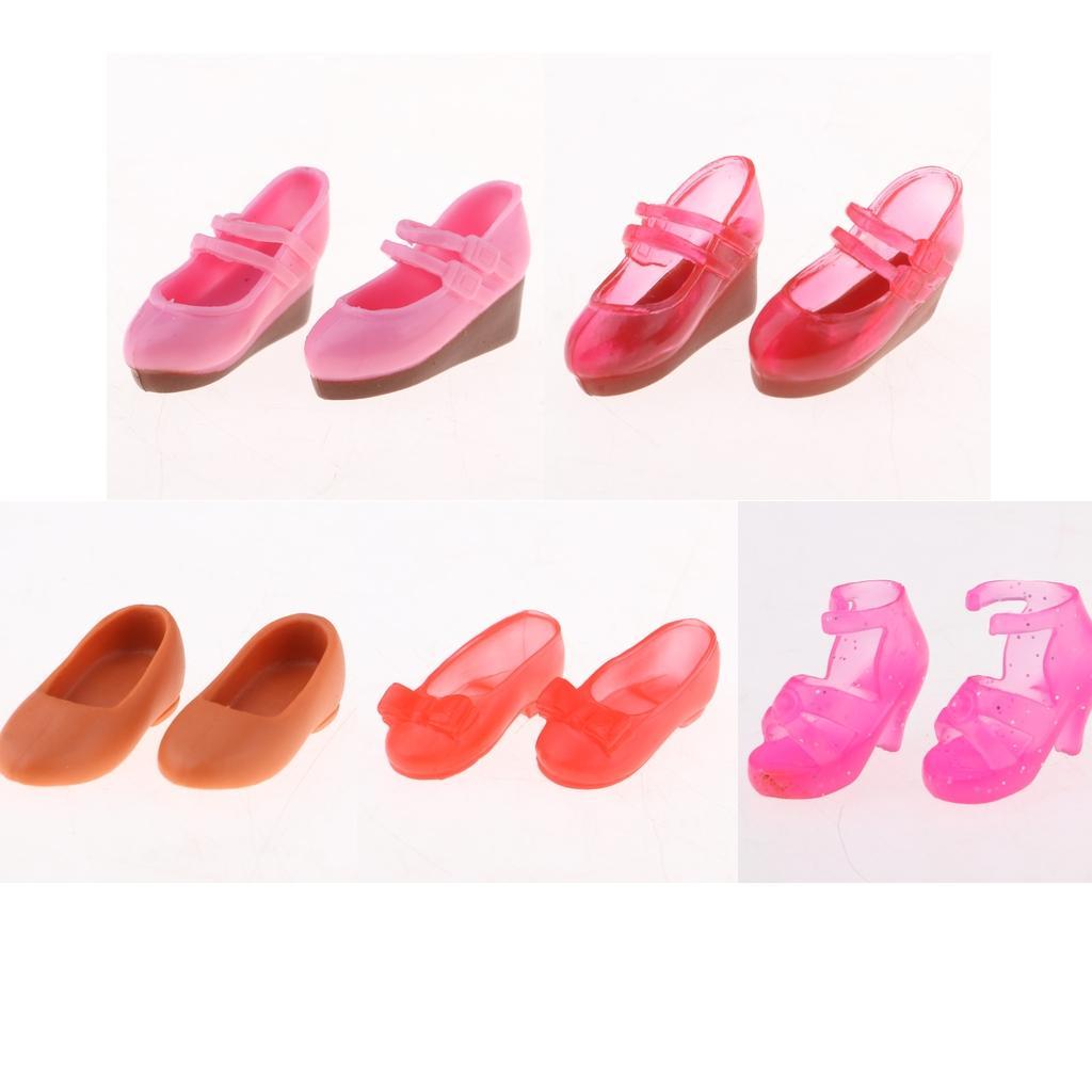 Handmade Doll Jelly Shoes for Blythe 1/6 BJD Doll 12inch Girl Doll Accessory