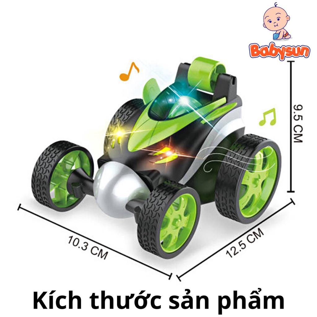 Xe điều khiển nhào lộn 4 chiều xoay 360 độ- màu ngẫu nhiên- Đồ chơi trẻ em