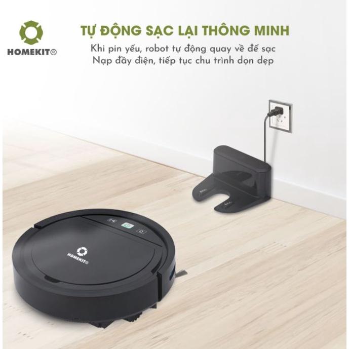 Robot hút bụi lau nhà điều khiển từ xa HOMEKIT RV-520 6 tính năng, kết nối app điện thoại Tuya Smart - Hàng chính hãng