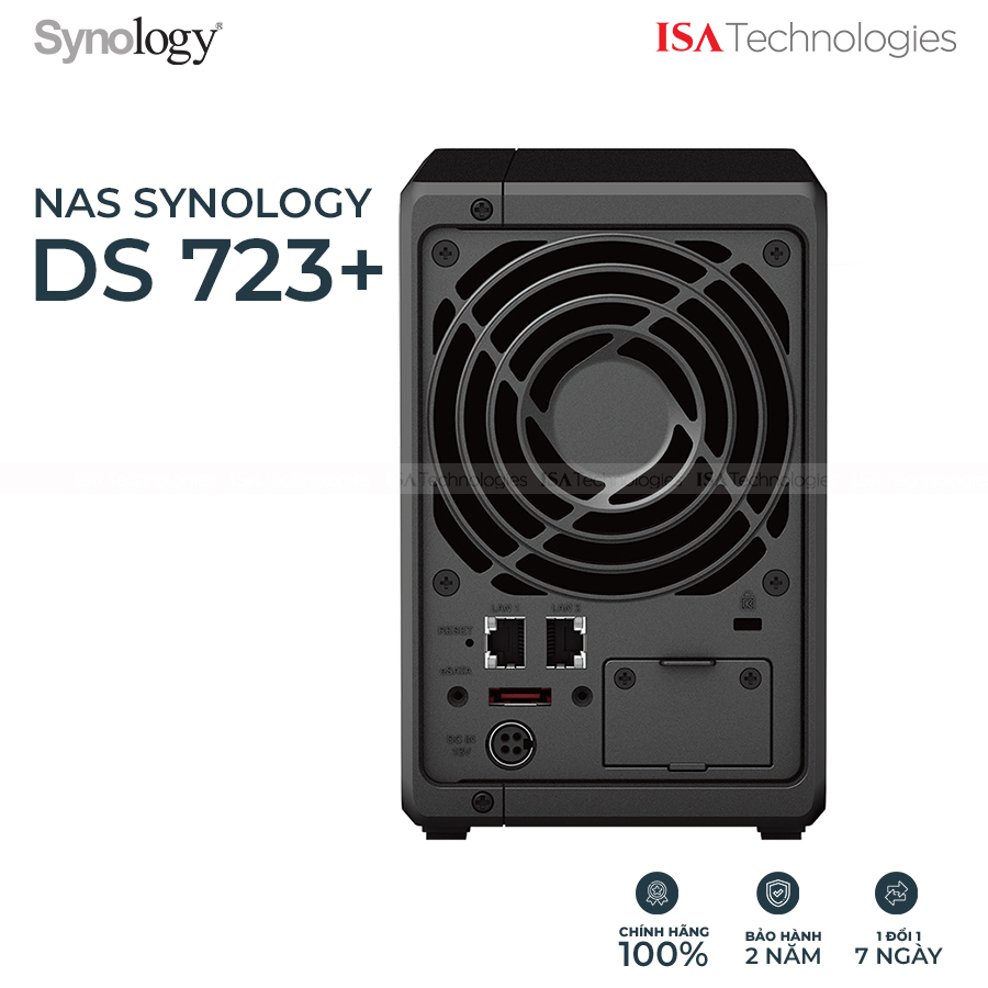 Thiết Bị Lưu Trữ Mạng Nas Synology DS723+ Hàng Chính Hãng